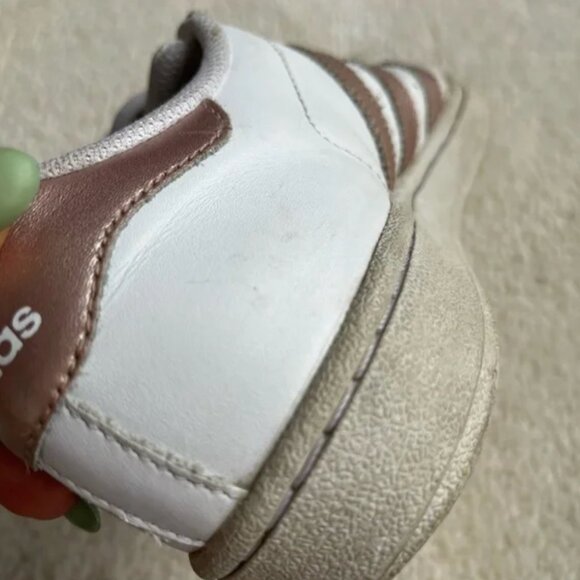 Adidas Rose Gold Superstar Sneakers - Picture 7 of 12